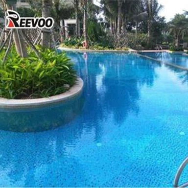 Slidstærkt PVC blå mosaik swimmingpool Liner